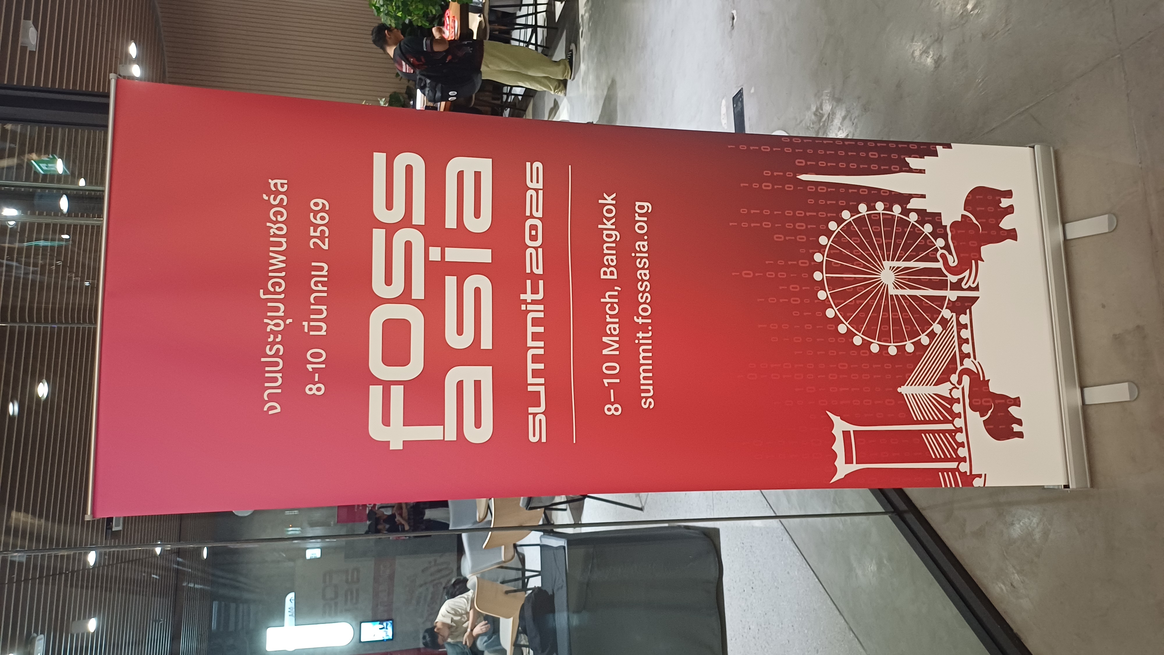 A FOSSASIA 2026 banner
