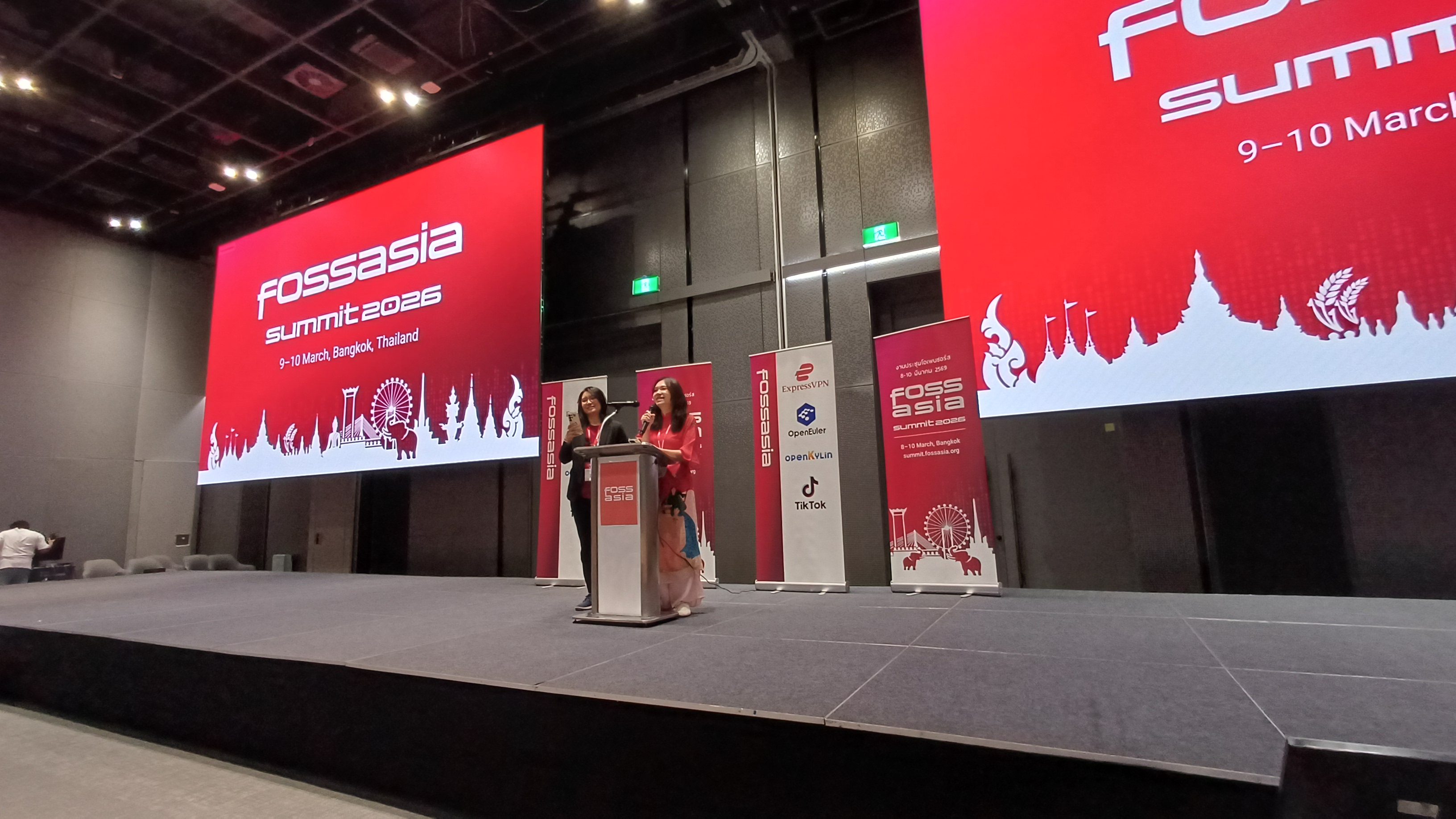 A picture from the opening ceremony