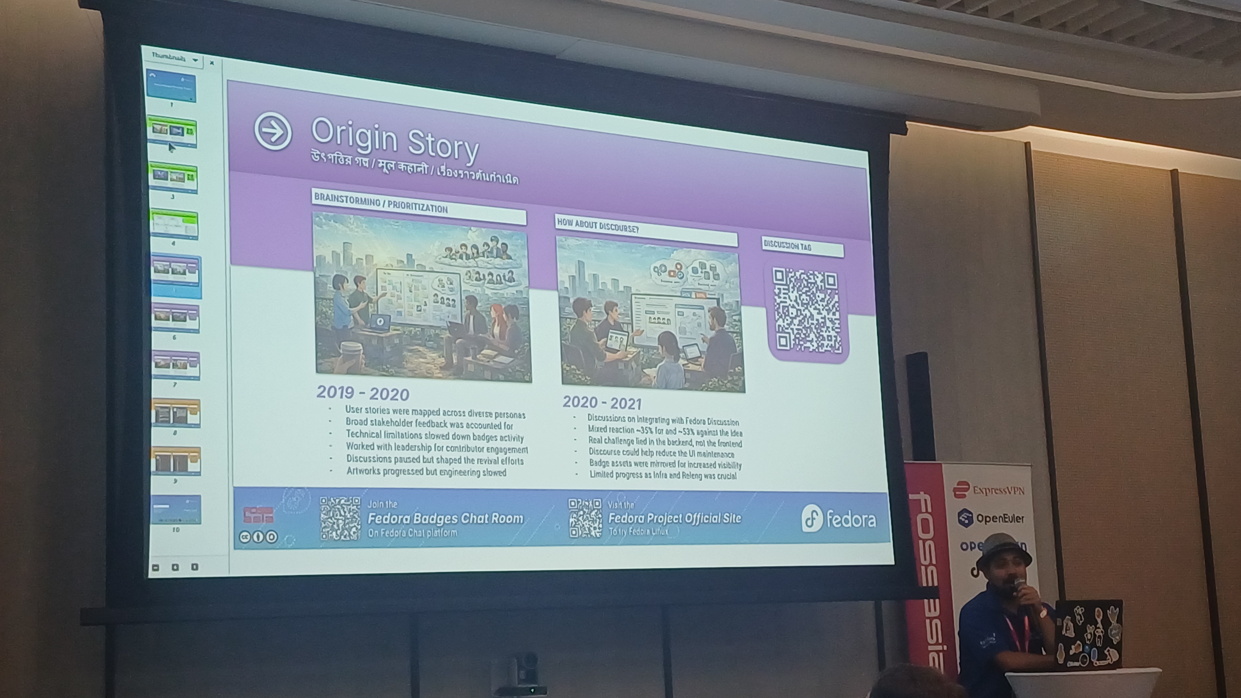 A presentation on Fedora Badges